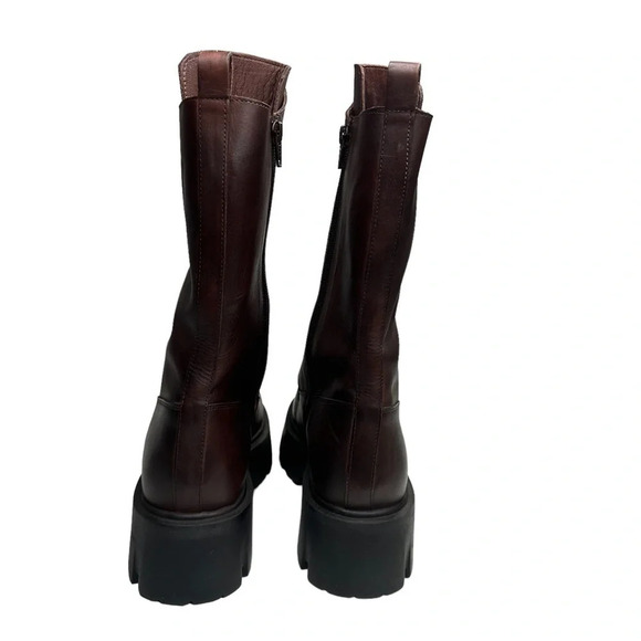 NWOT Free People Jones Lug Sole Combat Boot in Hot Fudge. Sz: 7 - Picture 9 of 12